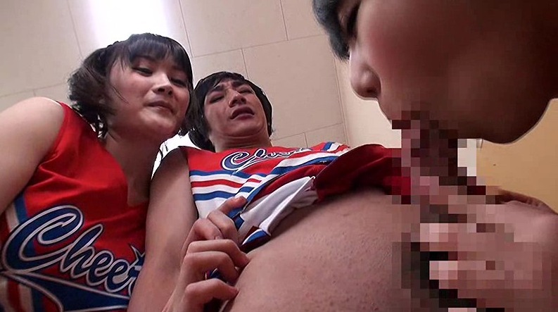 都大会まで時間がないので私達死ぬ気で頑張ります！ JKチアガール部に女装男子が入部しちゃった♥　保坂えり 若菜みなみ 早瀬ありす